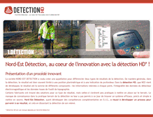 Tablet Screenshot of detection-hd.com